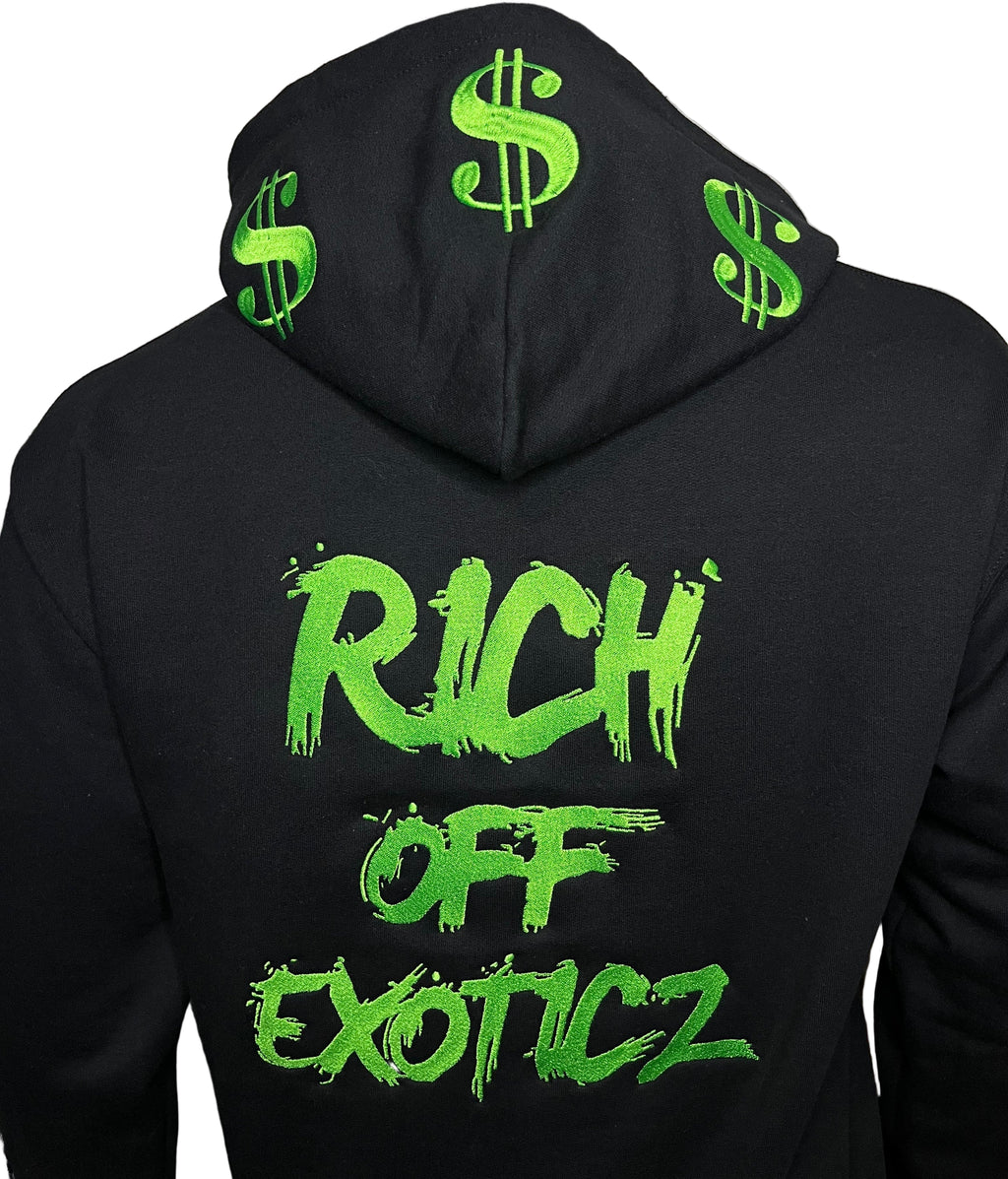 “Rich Off Exoticz” Embroidered Hoodie