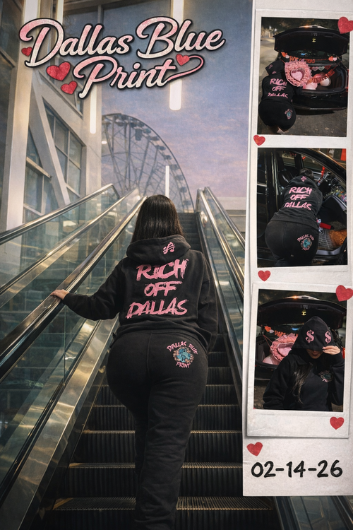 Pink "Rich Off Dallas" set